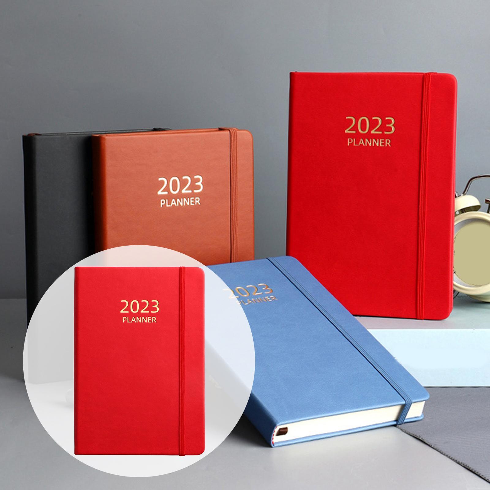 2023 Weekly Planner, Daily Writing Journal 180 Sheets 360 Pages Goal Habit Schedule Monthly Calendar Planner A5 Diary Notebook, for Supplies