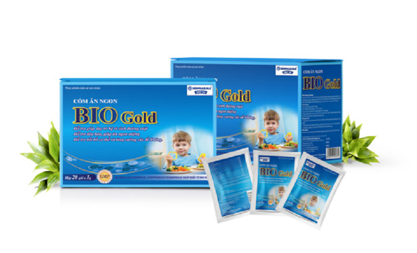 Combo 2 Hộp Cốm ăn ngon BIO GOLD giúp bé ăn ngon, giảm táo bón, tăng miễn dịch - Hộp 20 gói