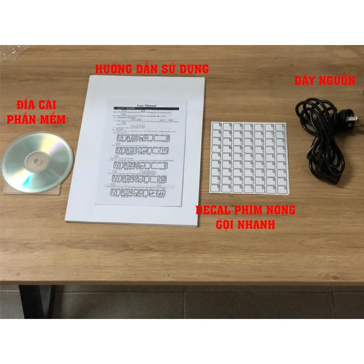Cân điện tử tính tiền in tem mã vạch siêu thị TMA 30Kg, tặng kèm 3 cuộn giấy in tem dán