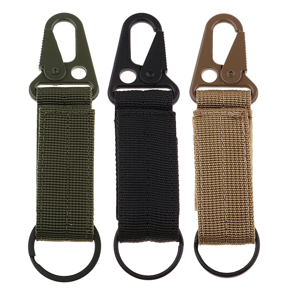 Key Hook Webbing Buckle Belt Carabiner Clip