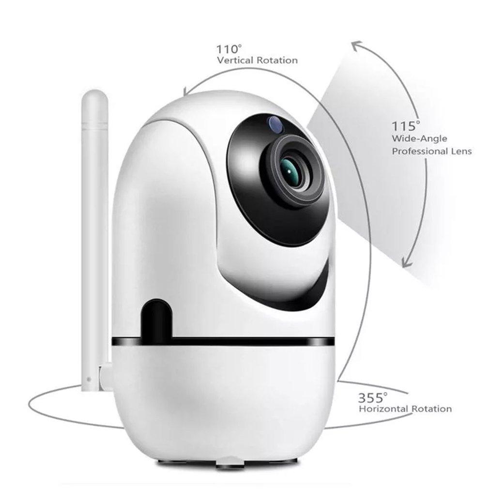 IP WiFi Camera HD 1080p Cloud Wireless SMART SMART Trình theo dõi giám sát hồng ngoại theo dõi Baby Monitor Hành động Đêm CAM Màu sắc: Chỉ 16G Thẻ SD