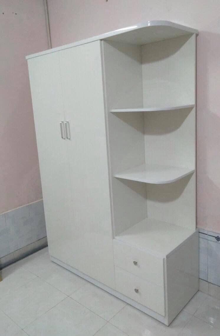 Tủ áo nhựa Juno Sofa 2 cánh kèm kệ 1m2 x 1m8