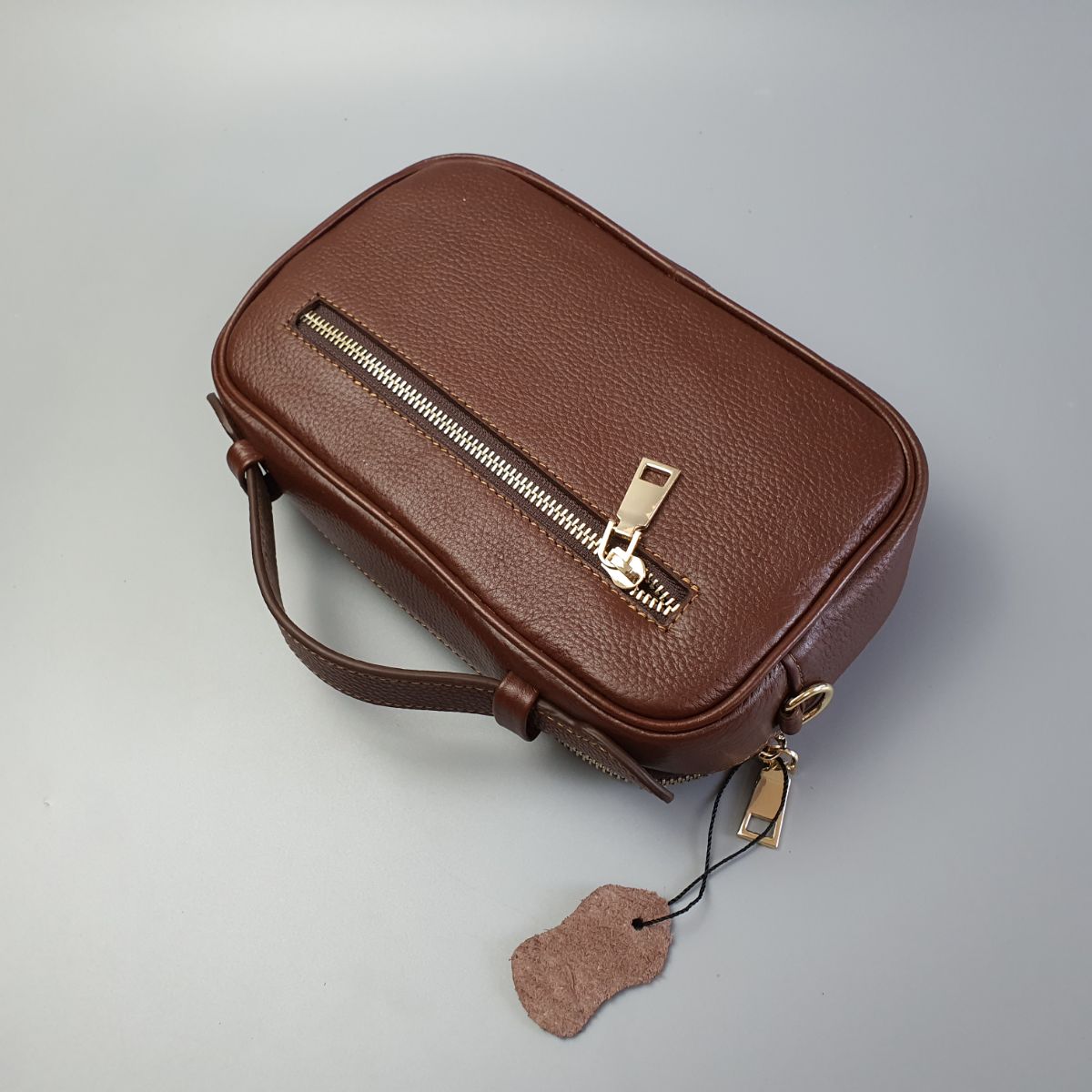 Clutch nam cầm tay kết hợp túi đeo chéo da bò thật; Clutch hộp da mill - 100% da bò thật