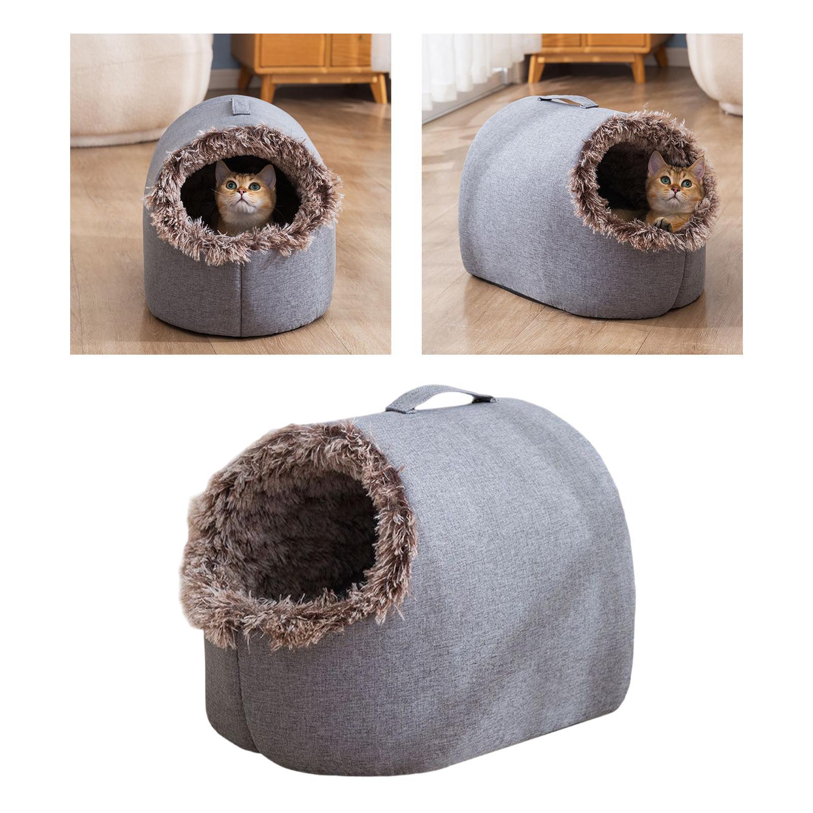 Pet Cat House Nest Small Dog Bed for Indoor Outdoor Puppy Kennel Kitten Cave