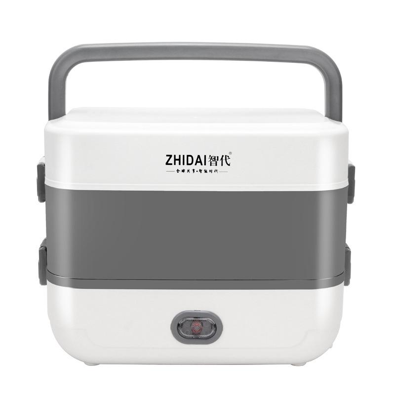 Phong cách mới nhất hộp cơm điện mini sưởi ấm hộp cơm cách nhiệt di động nhân viên văn phòng nồi cơm điện nóng đa năng một lớp hai lớp