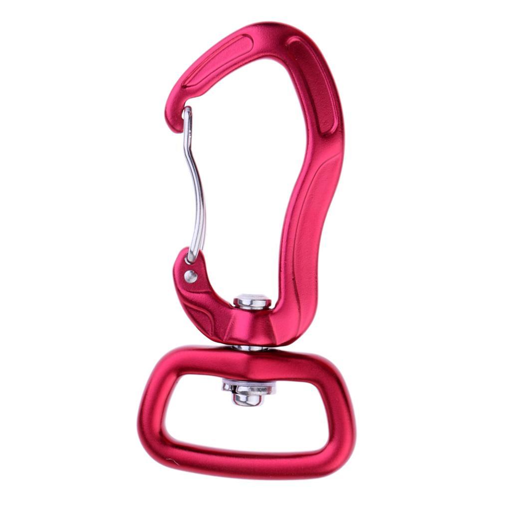 Rotating Carabiner Clip Outdoor Camping Hiking Hanging Keychain