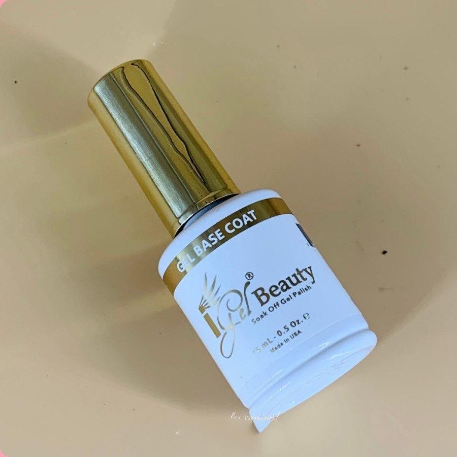 Base Top Igel Siêu Bền Bóng Nhập Khẩu Mỹ Cao Cấp 15ml, Sơn Liên Kết Gel Igel Beauty Nhanh Khô, Không Hại Móng, Đi Sơn Mượt Dễ Kéo Nữ Women