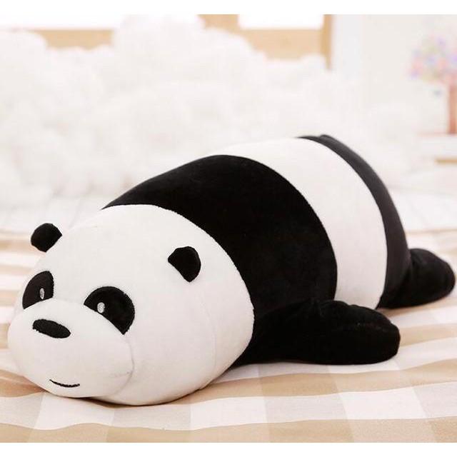 GẤU BÔNG WE BARE BEARS NẰM (70 CM) GB274