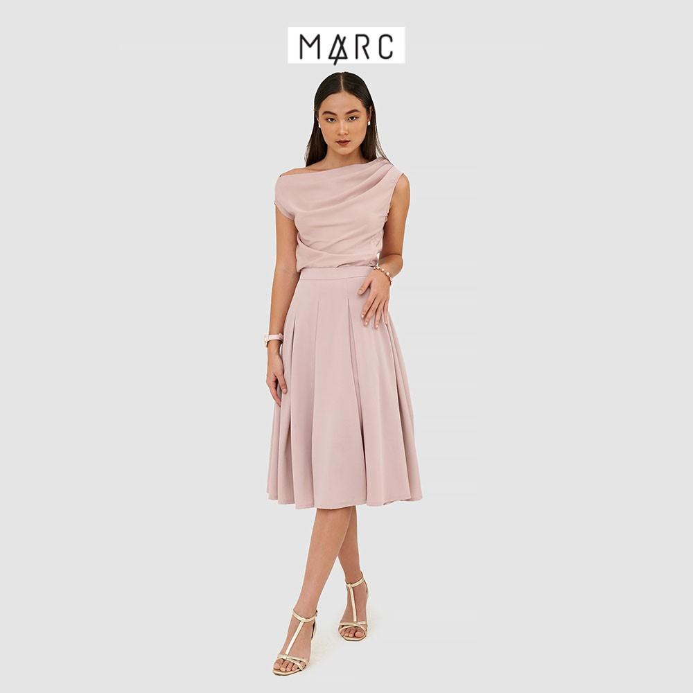 Váy nữ MARC FASHION midi xếp li hợp