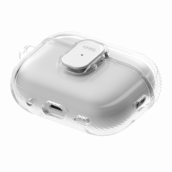 Bao Case cho Airpods Pro 3 UNIQ Glase Pro Ultra Clear Snap Closure Case - Hàng Chính Hãng
