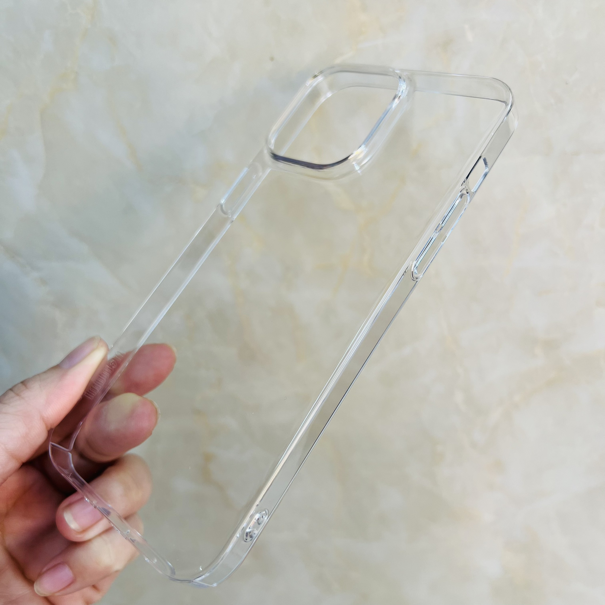 Ốp lưng trong suốt cho iPhone 15 Pro Max Memumi không ố vàng- hàng chính hãng