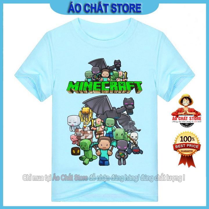 Áo thun trẻ em Minecraft siêu độc | chất đẹp MC28 | Áo Chất Store