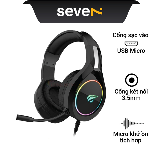 Tai Nghe Headphone Havit Gaming HV-H2232D - Hàng Chính Hãng