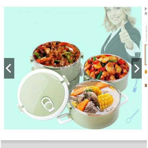 Cặp lồng , hộp đựng đồ ăn cao cấp ba tầng
