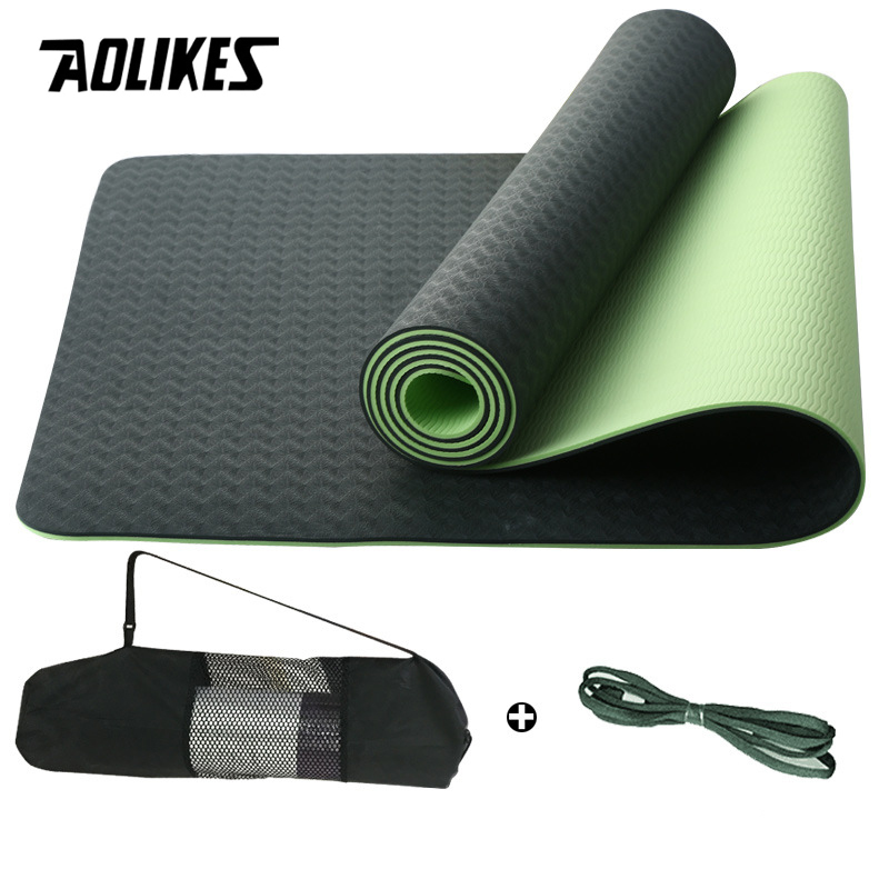 Thảm yoga 2 mặt chống trơn trượt AOLIKES A-SWY366