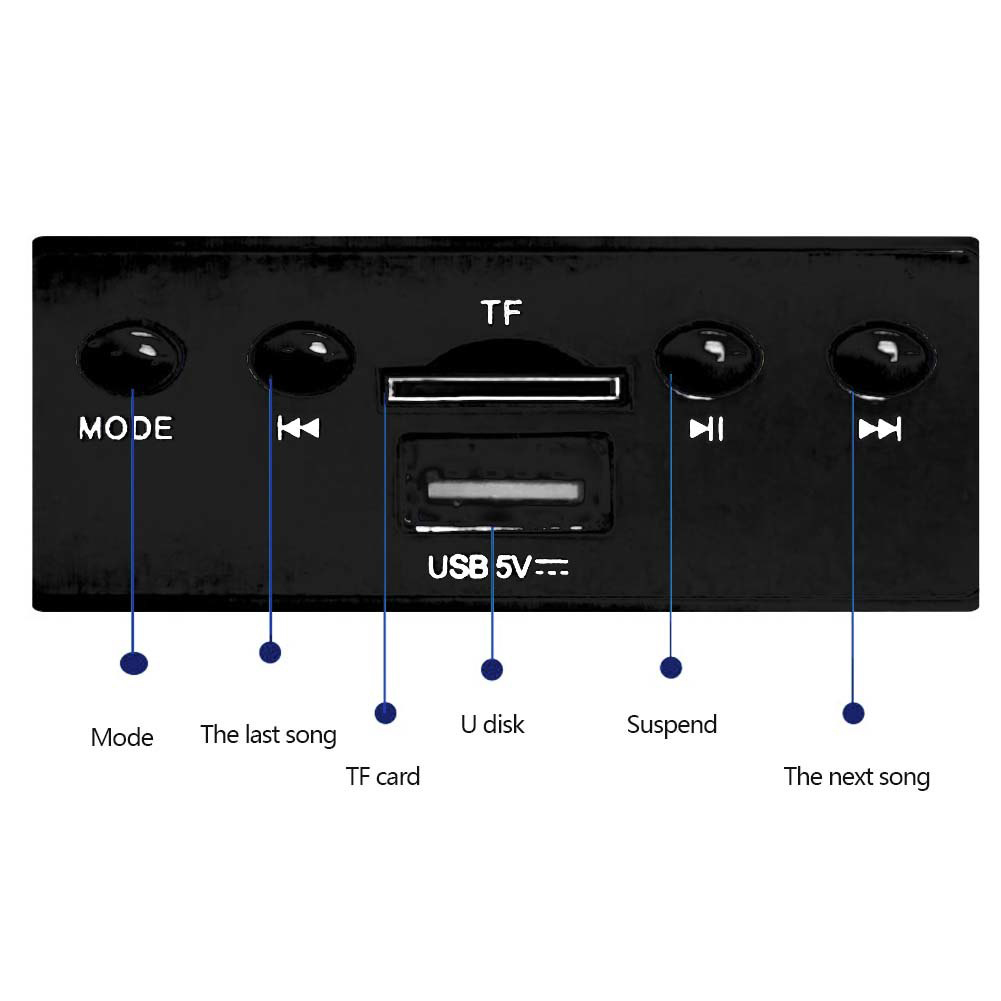 Bộ 3 máy tính D-223 hỗ trợ Bluetooth, USB, thẻ nhớ, jack 3.5 + Tặng Tai Nghe Bluetooth Nhét Tai