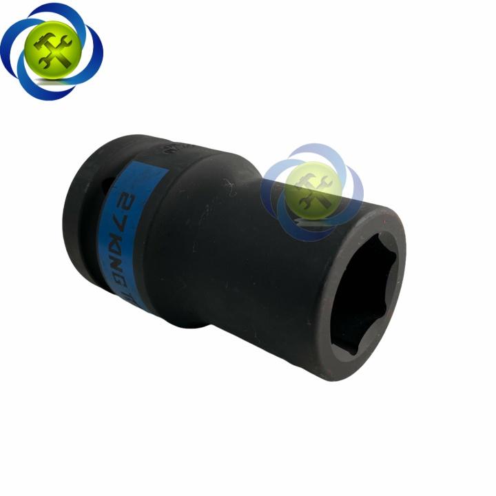 Tuýp 27mm 1 inch Kingtony 843527M loại dài 6 cạnh màu đen