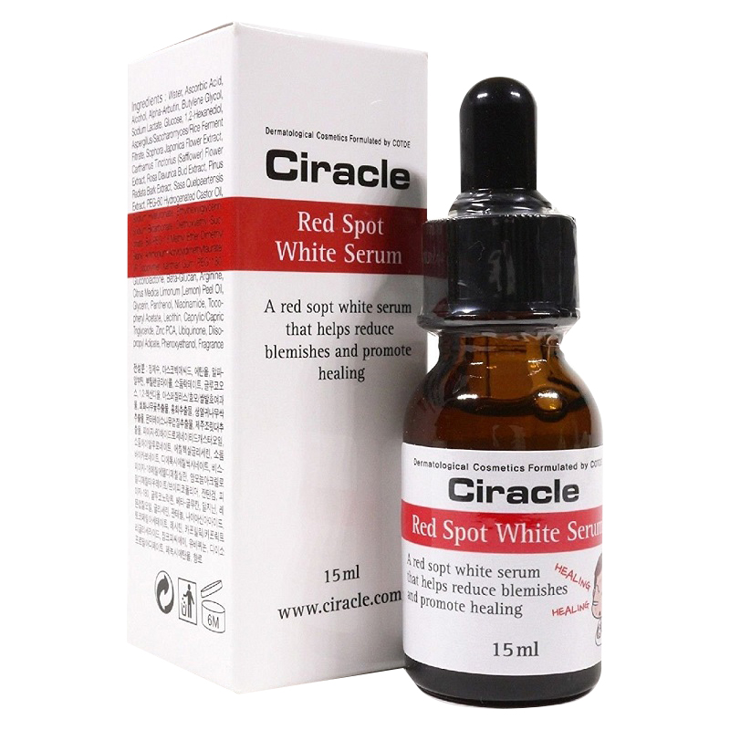 Serum trị mụn, làm mờ thâm dưỡng sáng da Ciracle Red Spot White Serum 15ml
