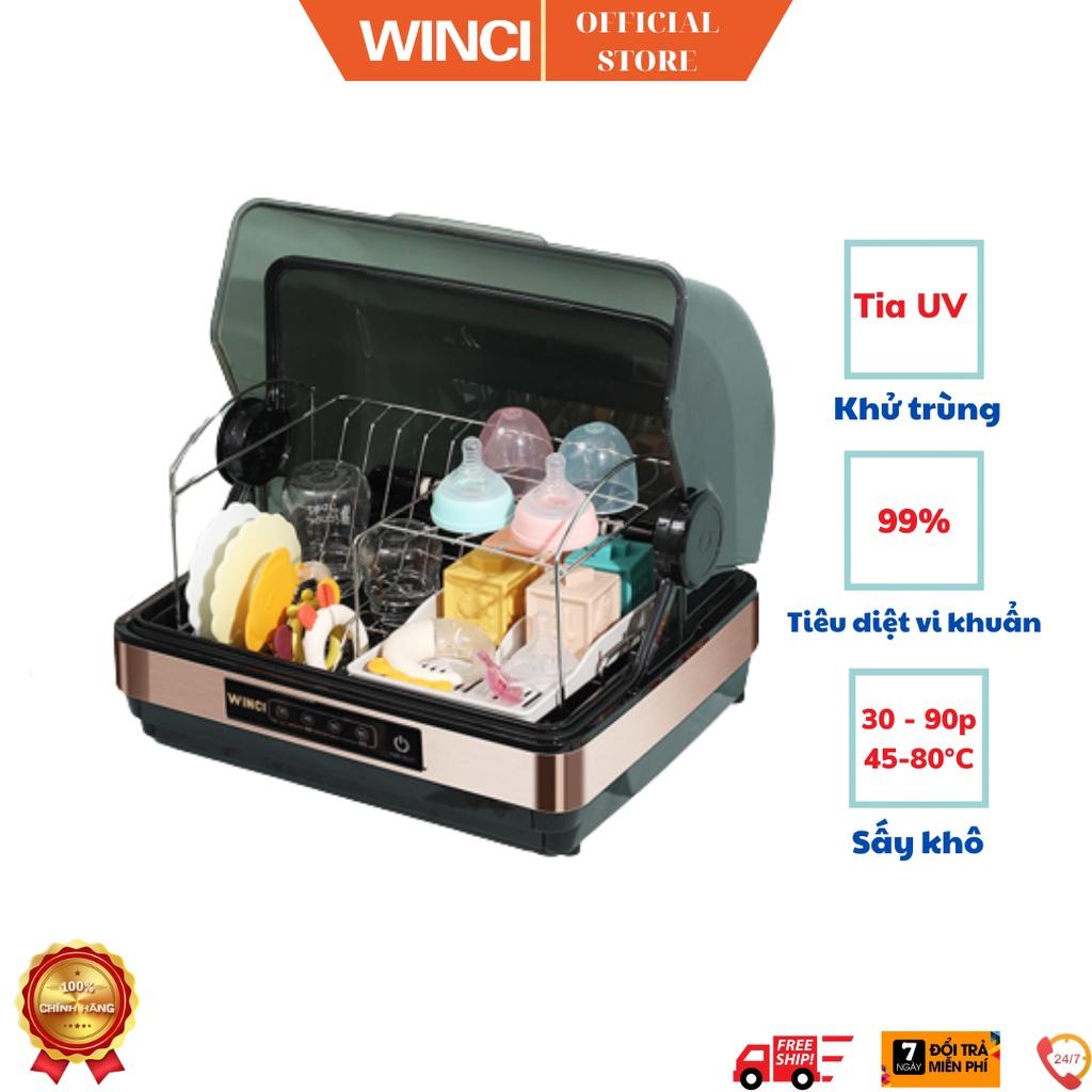 Máy Khử Trùng, Sấy khô bát đĩa bằng tia UV Chính hãng Winci KWC-UV007, Hàng Chính Hãng.