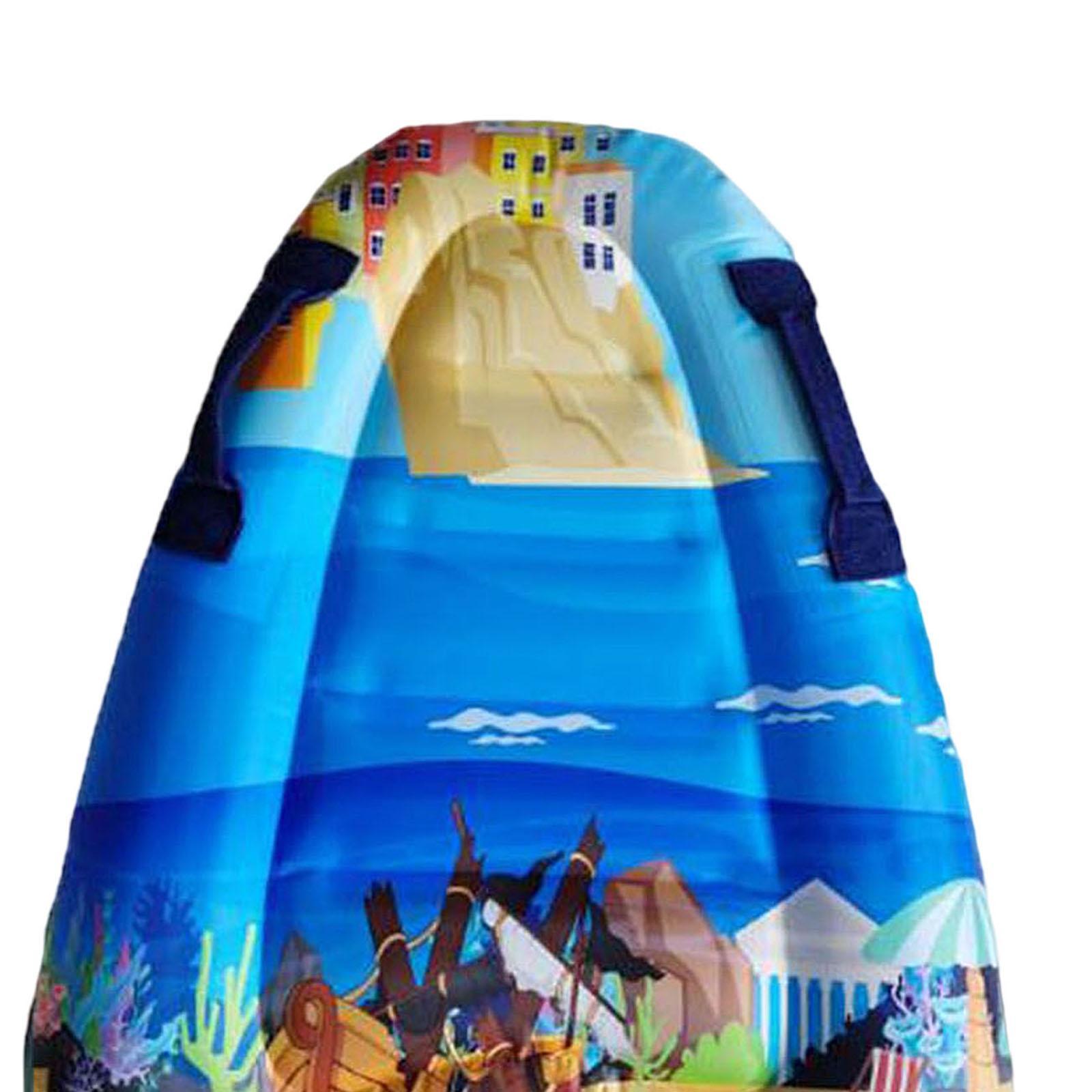 Inflatable Body Board, Kickboard for Water Entertainment Travel Slip Slide Raft Child Beginner