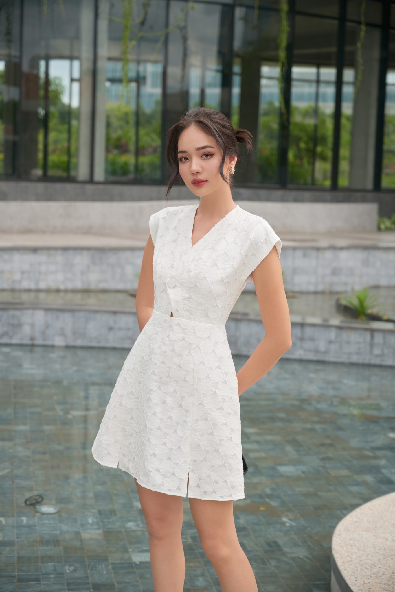 OLV - Đầm Karine White Dress