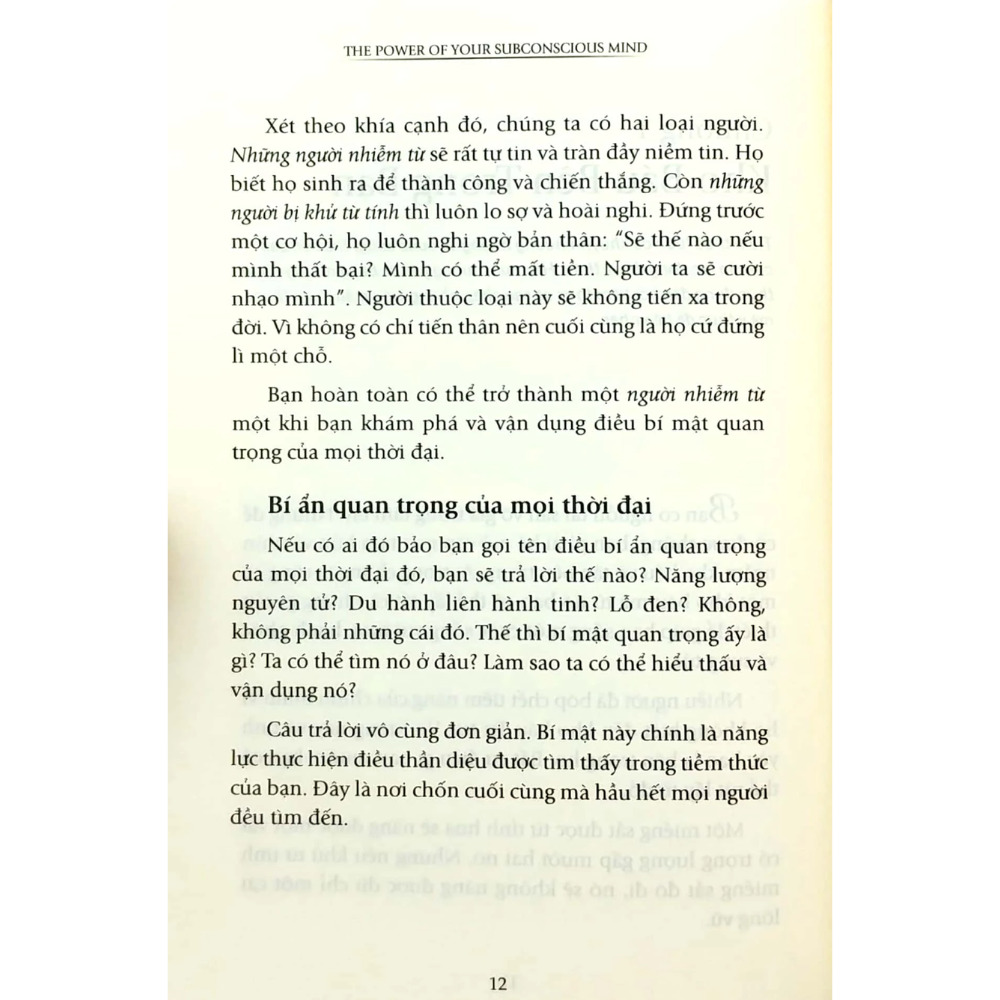 Sức Mạnh Tiềm Thức (Tái Bản 2021) - Joseph Murphyc