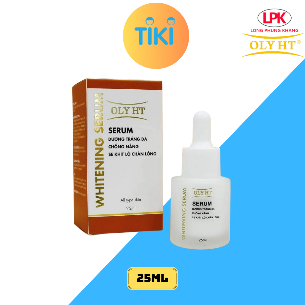 Serum Dưỡng Trắng Da - Mờ Thâm Mụn - Chống Nắng - Se Khít Lỗ Chân Lông OLY HT CHÍNH HÃNG 25mL LPK