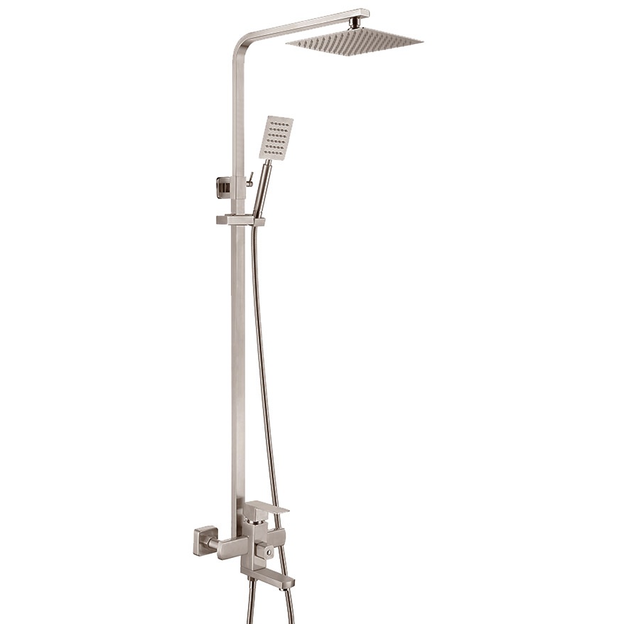 Bộ sen cây tắm đứng nóng lạnh Inox SUS 304 Eurolife EL-S908