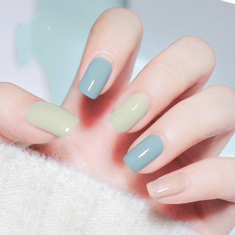 Sơn móng tay gel nhanh khô, sơn gel nail bóng Hàn Quốc nhẹ nhàng nhiều màu SM13