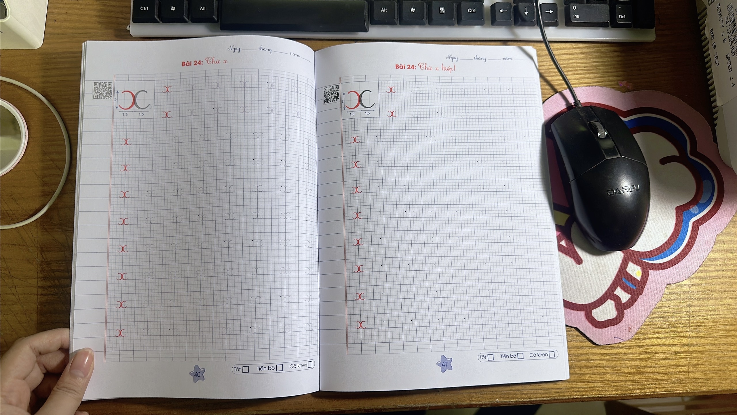 Sách- Vở Thực hành Luyện Viết Trọn Bộ dày 98 trang (dành cho bé chuẩn bị vào lớp 1)