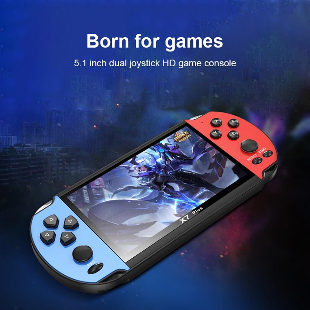 Máy Chơi Game Cầm Tay X7 Plus Màn Hình 5.1-inch IPS Tích Hợp 10,000 Trò Chơi Cổ Điển