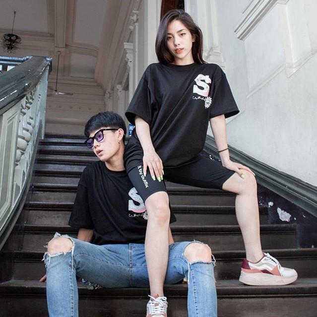 Áo phông tay lỡ unisex áo thun nam nữ form rộng HOA CÚC The Subcult THE 1992