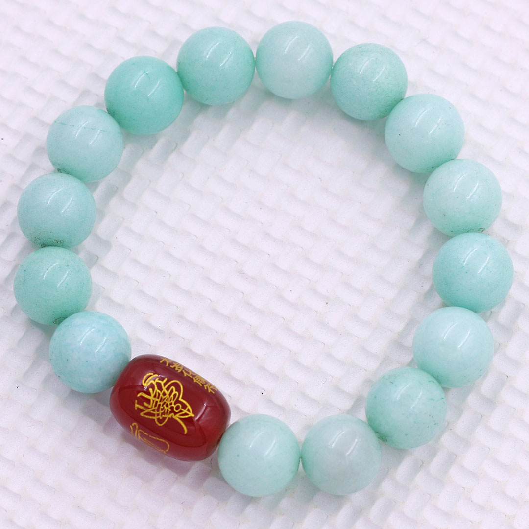 Vòng chuỗi đeo tay Ngọc phỉ thuý 10 ly charm hạt giải thái tuế phù, vòng chuỗi phong thủy, giải năm hạn thái tuế