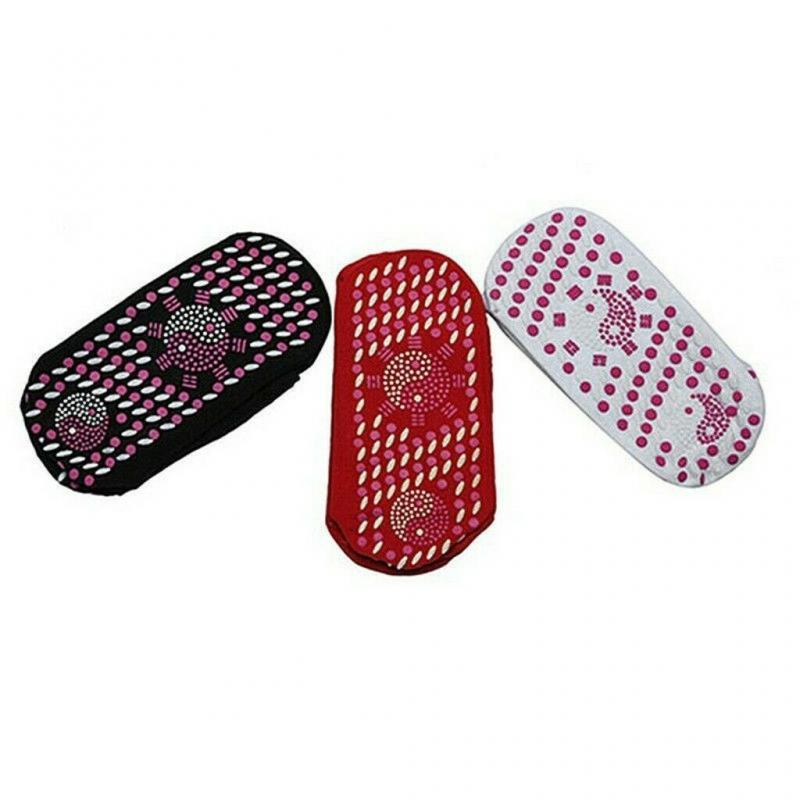 Vớ từ tính Tourmaline Trị liệu sưởi ấm VOcks Foot Massage Thuốc giảm đau Thoát thoáng khí của Unisex Vớ ấm Color: white 1pair Size: one size