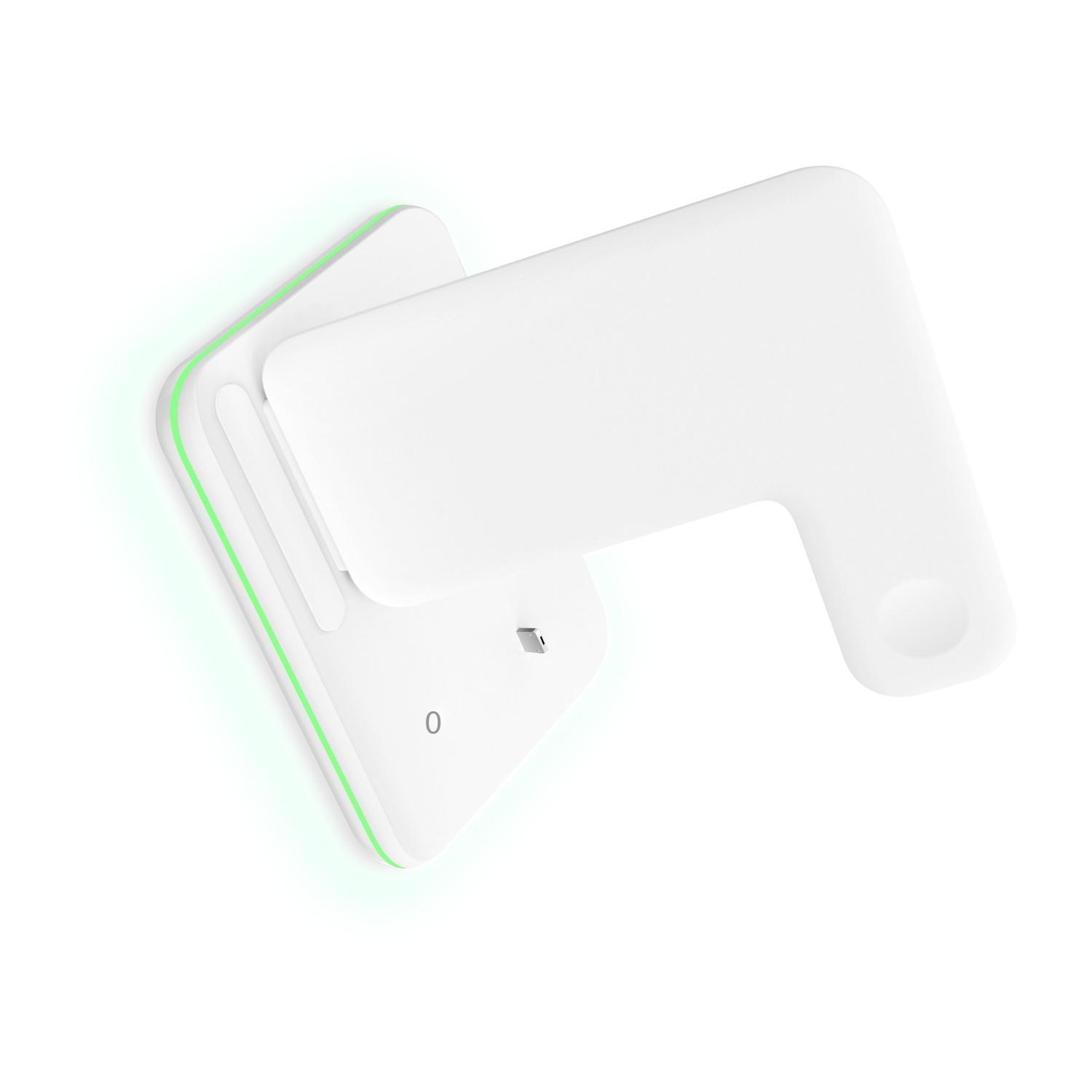 Giá đặc biệt sạc nhanh đa chức năng dọc 15W mới phù hợp với tai nghe điện thoại di động Apple watch sạc không dây ba trong một