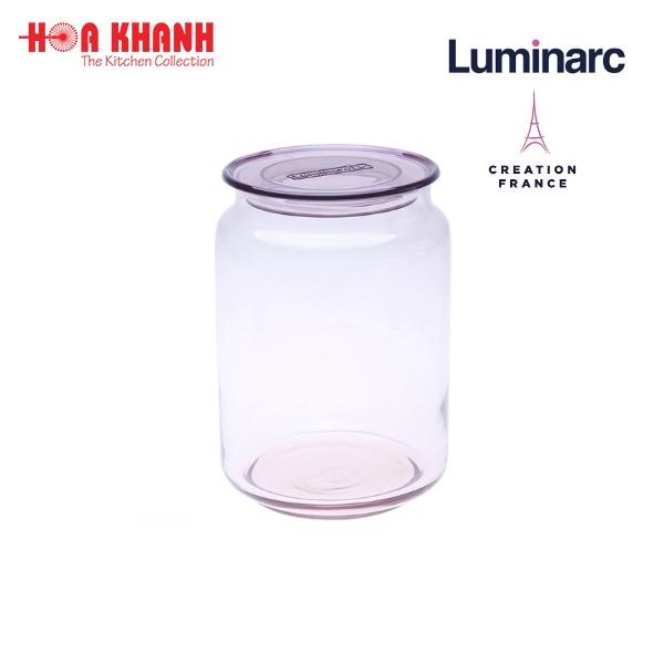 Hũ Thủy Tinh Luminarc Rondo Pink 750ML - J5876