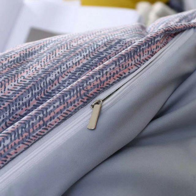 Bộ Chăn Ga Gối Cotton Tici Đũi Cao Cấp Tím Nhạt Xước