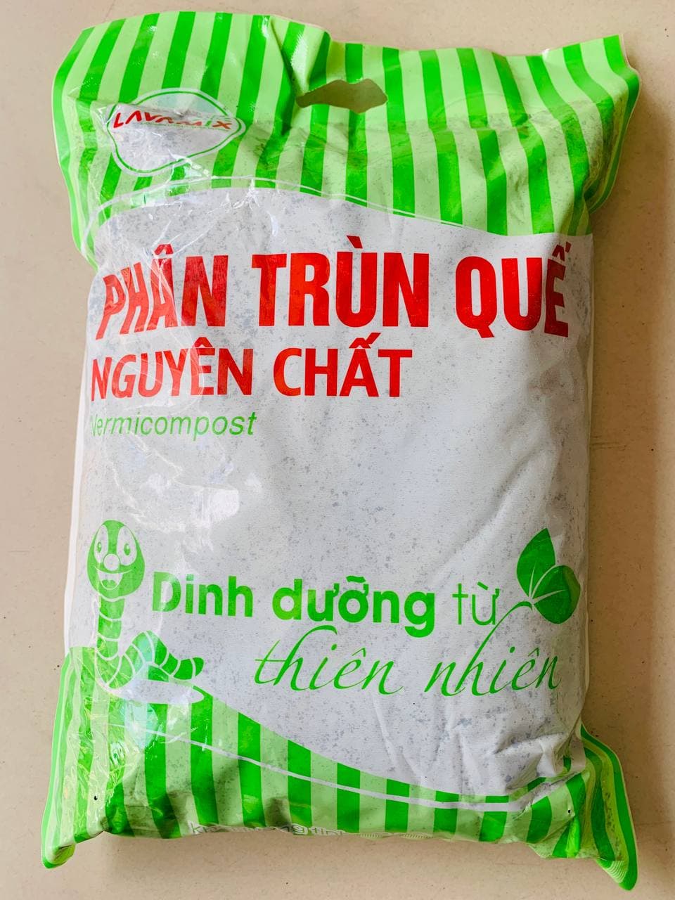 Phân Trùn Quế LAVAMIX - Phân Bón Bổ Sung Dinh Dưỡng, Cải Tạo Đất Hiệu Quả - Túi 2kg