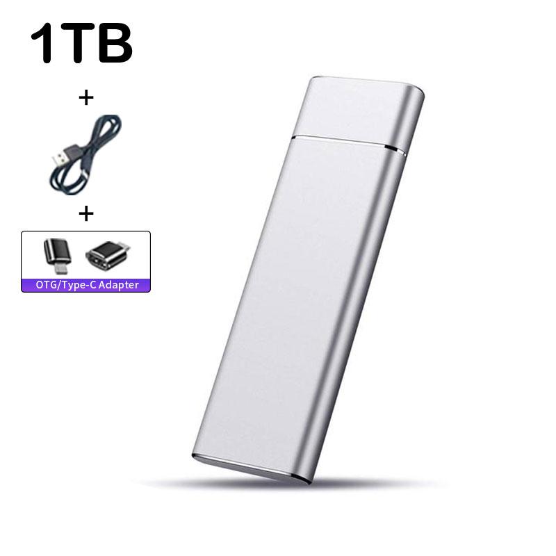 SSD di động ban đầu ổ cứng ngoài 1TB 2TB ĐẦU TIÊN CAO CẤP CAO CẤP TÍN DỤNG TYP-C USB 3.0 ĐIỆN TỬ cho máy tính xách tay/điện thoại