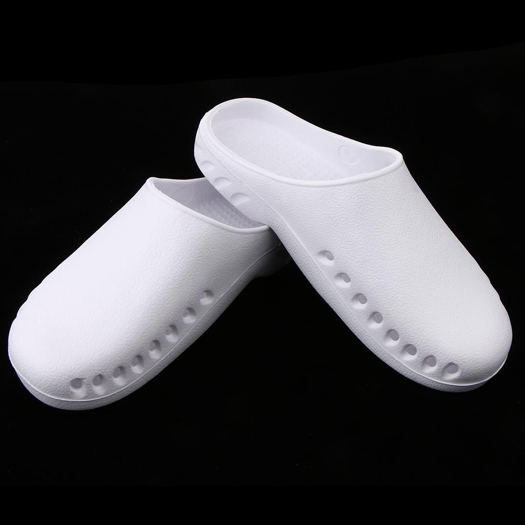 Unisex Men Women Kitchen Hospitality Nursing Work Clog Shoes Slip Resistance