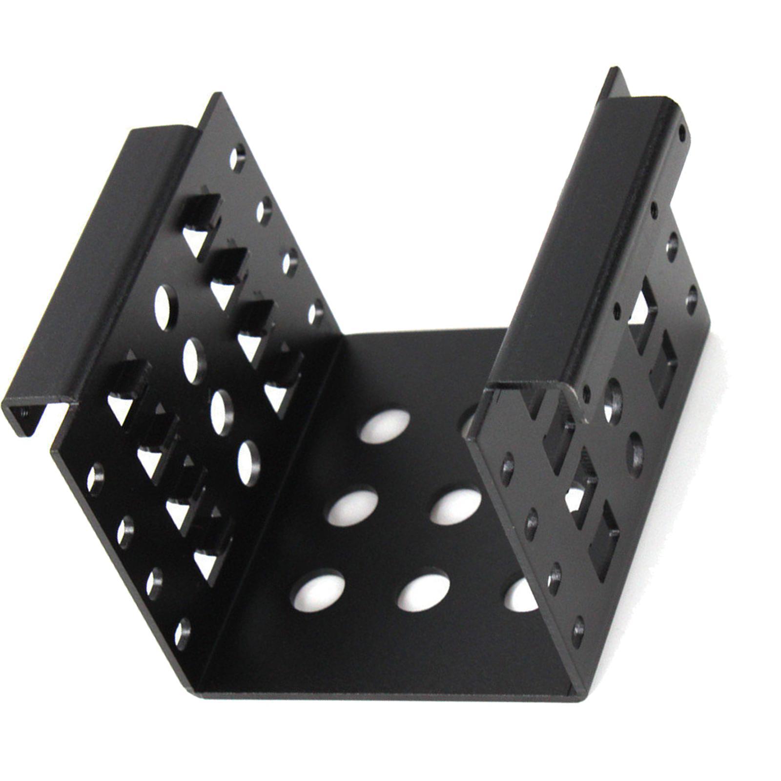4-Bay 2.5 inch to 3.5 inch HDD Caddy Black Bracket