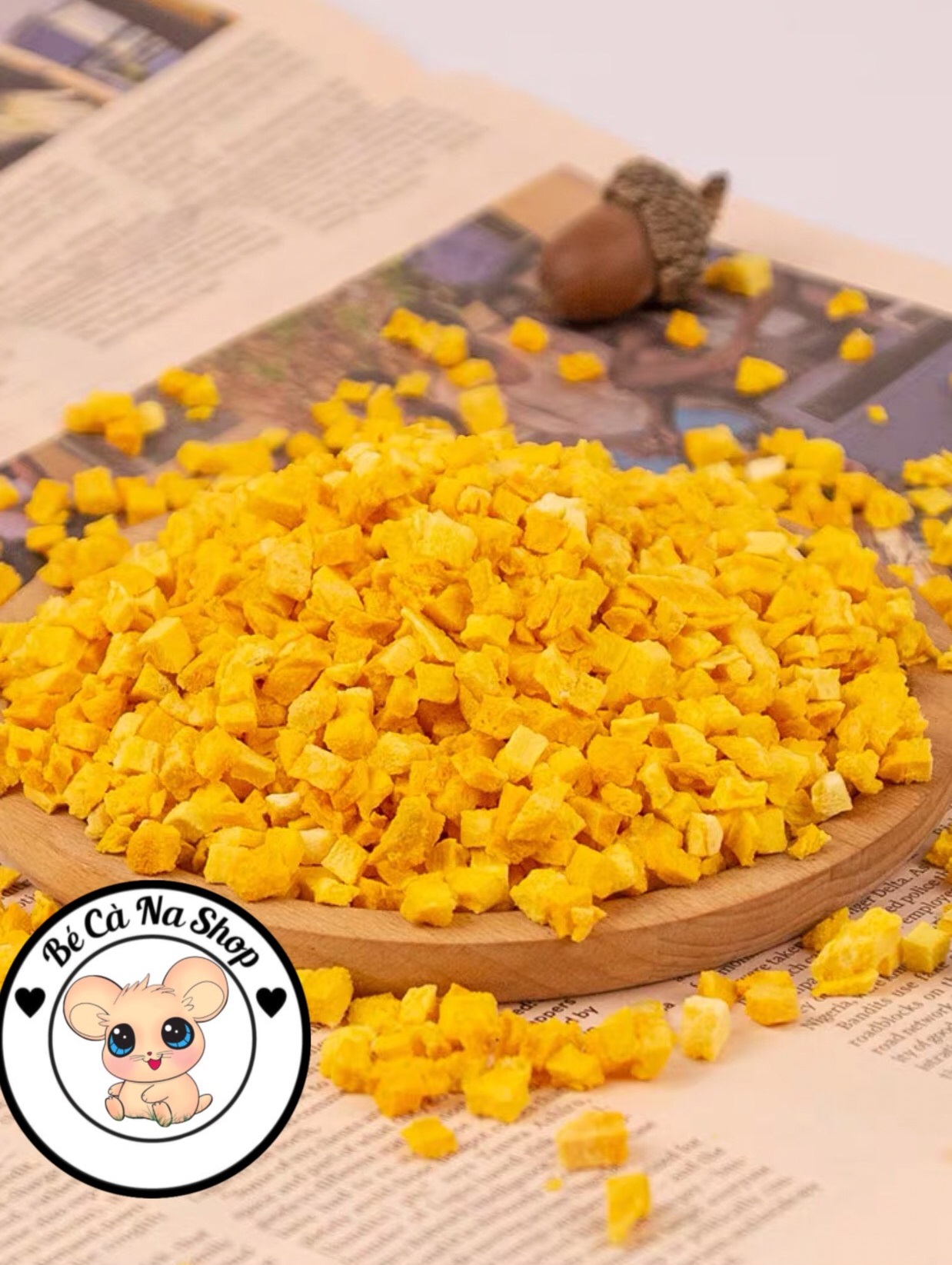 Khoai lang vàng sấy. thức ăn trái cây cho hamster , thỏ bọ sóc...
