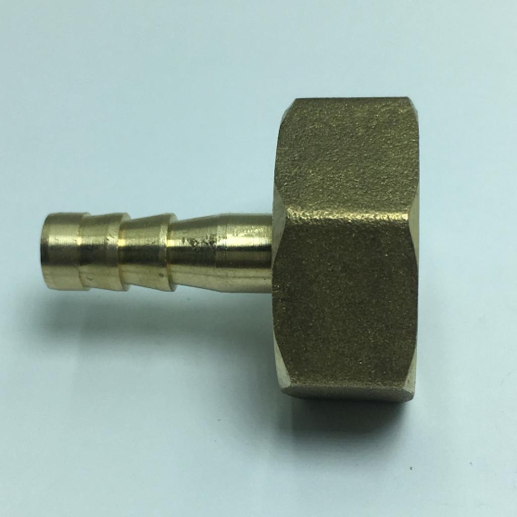 Brass Pipe Fitting Coupler Connector - Hose Adapter  DN20 8-25mm Dia- Solid, 7 Sizes