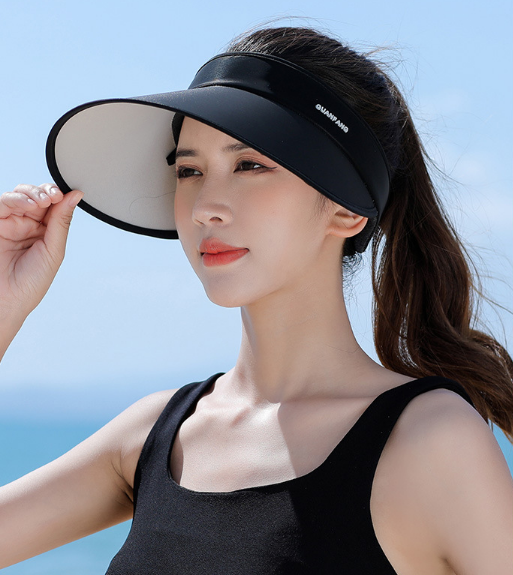 Mũ rộng vành nửa đầu chống tia UV cao cấp, nón nữ rộng vành đi nắng mẫu mới