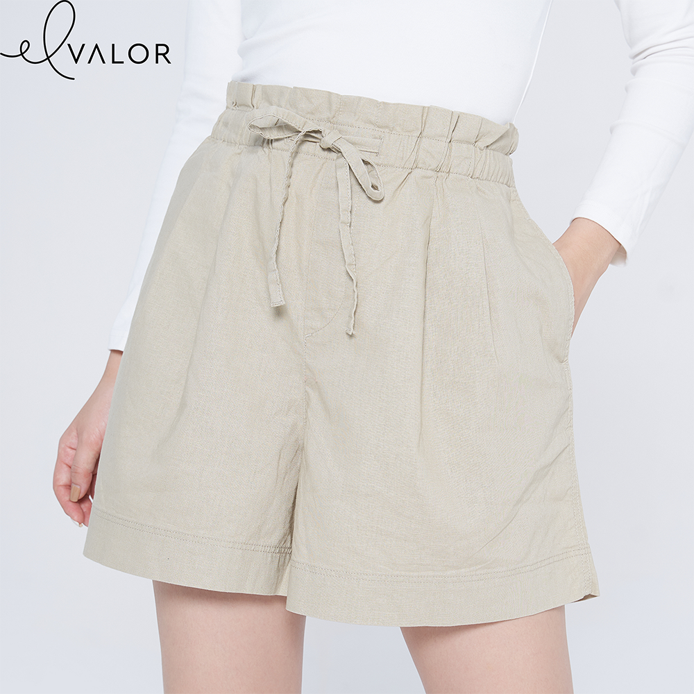 El Valor - Quần Short Linen Nữ xinh xắn đi chơi mềm mát sang năng động