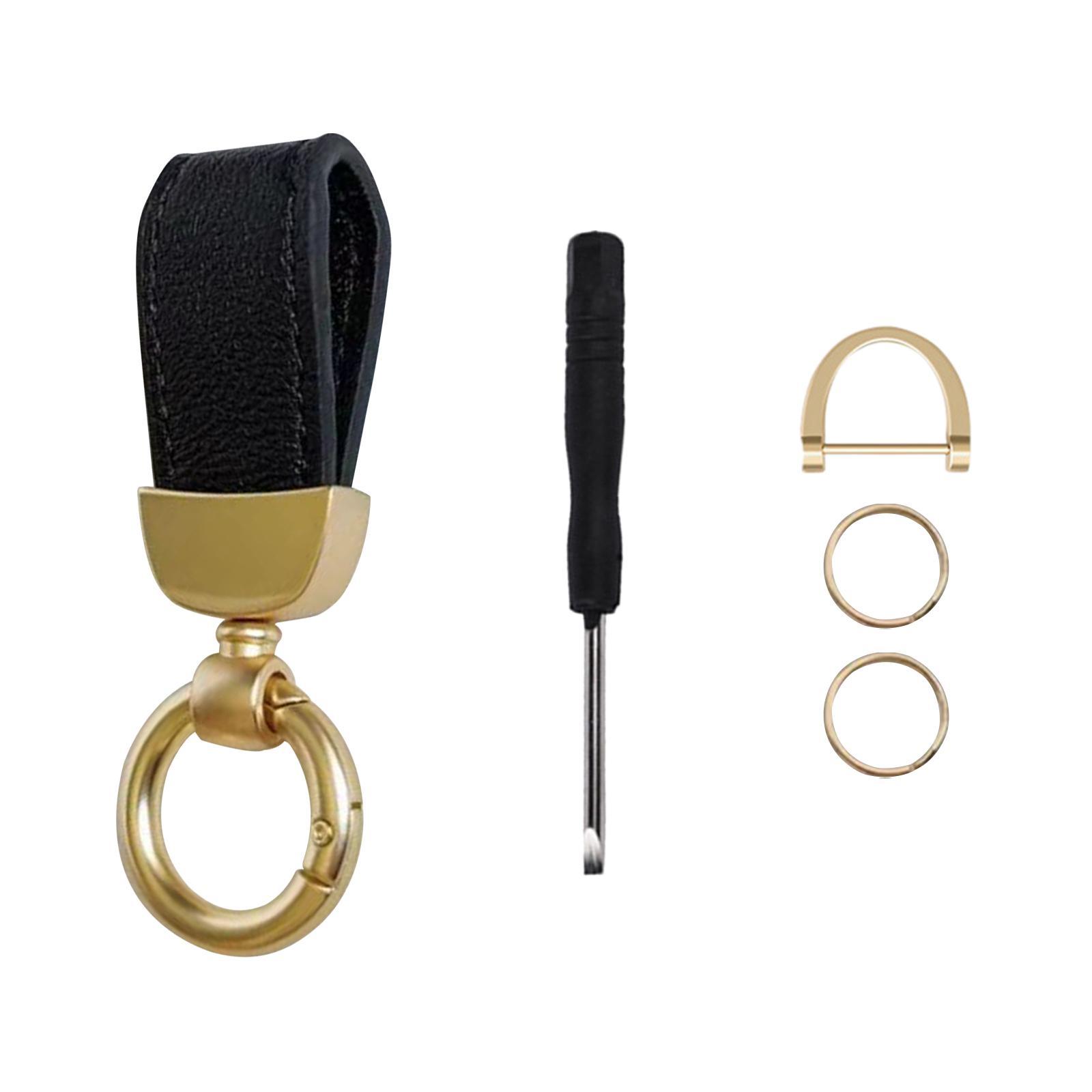 Car Keychain PU Leather Keychain Strap Key Holder Automotive Keychain Sturdy