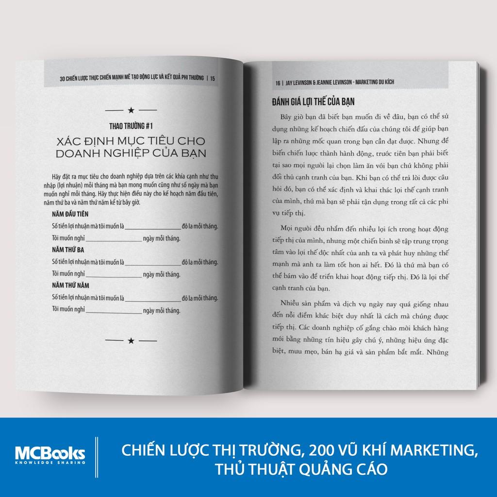 Sách - Marketing Du Kích - 30 Chiến Lược Thực Chiến Mạnh Mẽ Tạo Động Lực Và Kết Quả Phi Thường  - BizBooks