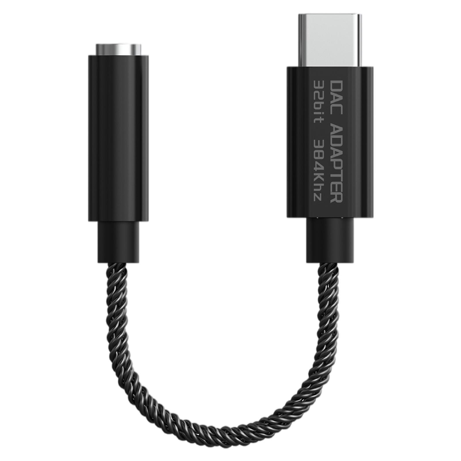 USB C to 3.5mm Audio Adapter DAC for More Devices