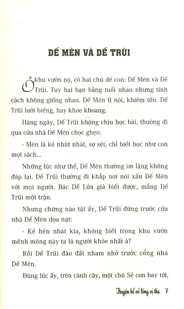 Truyện Kể Về Lòng Vị Tha (Tái Bản)