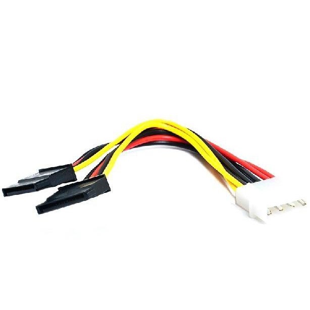 Dây cáp chuyển đổi nguồn Sata 4 pin sang 15 pin (1 cái)